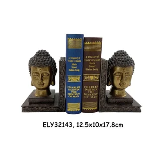 Resin Arts & Crafts Buddha Statues Bookends