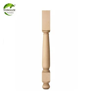 Solid Wood Stair Balustrade with Nice Quality, Wood Stair Post