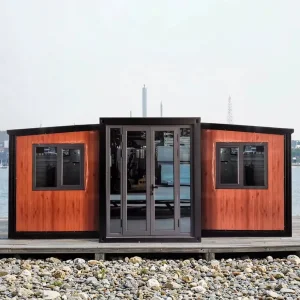 Casa modular de lujo prefabricada, hogar contenedor expandible, casa pequeña, proyecto llave en mano