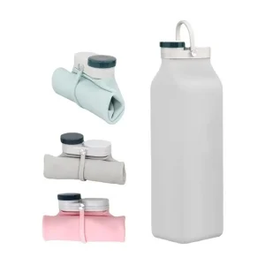 Collapsible Portable Silicone Water Bottle