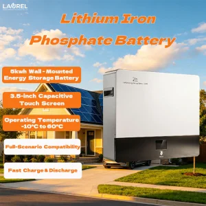 Plug-and-Play 5kWh Wall-Mounted Storage Battery Energy 16S1P Inverter Protocol Selectable LiFePO4 for Household Peak Shaving