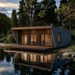 Modular Space Capsule Cabin for Eco-Friendly Resorts and Campsites