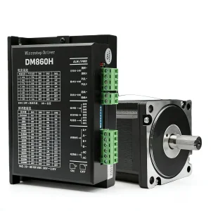 NEMA34 8.5nm Motor paso a paso de bucle cerrado con controlador de servo digital, anti pérdida de pasos, alto par para equipos de fresado CNC de alta resistencia