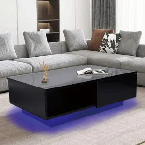 Famous Coffee Table with Decoration Light and Drawer Company, Exporters