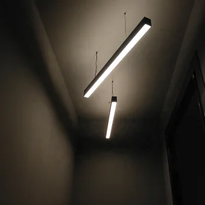 0.6m 1.2m 1.8m 2.4m 20W 40W 60W 80W Dimmable Profile LED Trunking Linear Light for Office Shops