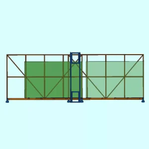 Space-Saving Drawer Glass Handling System