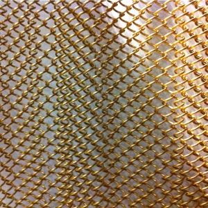 Architectural Decorative Aluminum Metal Shower Curtain, Metal Coil Drapery, Fireplace Screen, Metal Mesh Chain Link Curtain