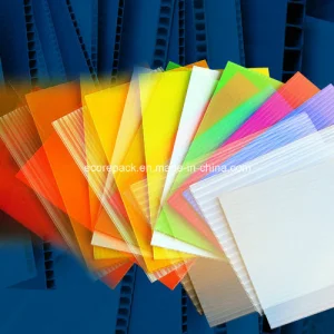 Corrugated Plastic Sheet PP Hollow Sheet Die Cutting Coroplast Board Corflute Plastic Sheets