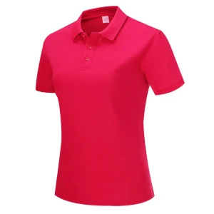 Women's Lapel T-shirt Summer Short Sleeved Polo Shirt