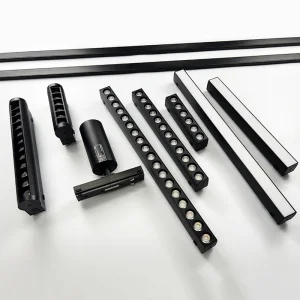 Ultra Slim Magnet Track Spotlight 48v Mini Ceiling Surface Mounted Led Magnetic Track Light System