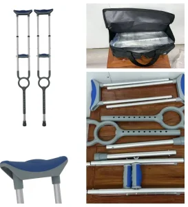 China Wholesale Medical Adjustable Aluminum Alloy Walking Crutches