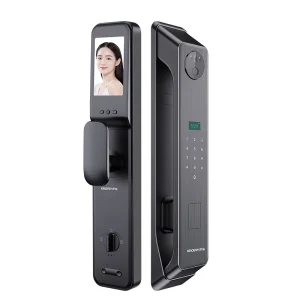 Tuya WiFi Smart Door Lock 3D Face Recognition Fingerprint Keyless Entry Biometric Digital Lock High Security Home Access Control