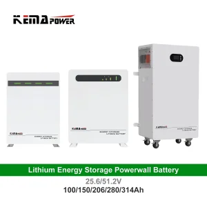 Wall Mounted Solar Battery 51.2V 100ah LiFePO4 Energy Storage System 5.12kwh Home Powerwall 100ah LiFePO4 Wall Mounted Battery