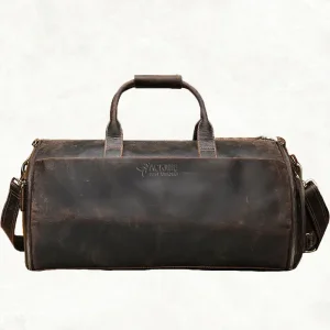 Wholesale Genuine Leather Suit Luggage Bag With Shoe Compartment Manufacturer, Factory