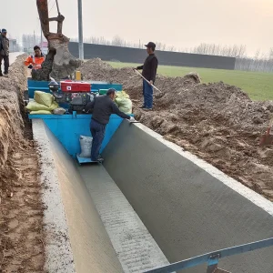 Diesel Power Concrete Trench Making Slip Form Machine
