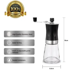 Molino de café manual recargable