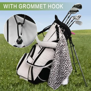 Golf Towel Custom Logo Magnetic Microfibre