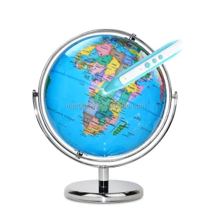 Learning Geography Toys with Talking Pen for Ages 4+ Kids Learning Interactive Globe