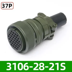 37pin 13A Ms3106A-28-21s Mil5015 Conector Circular