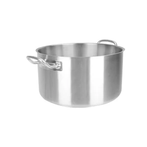 Iconic Look Stainless Steel Compound Bottom Ergonomic Handle Casserole Pot