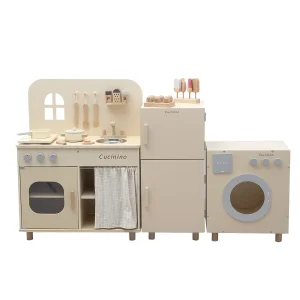 Children's Wooden Kitchen Toy Set
