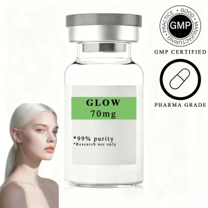 GMP Factory Wholesale Aging Peptide Glow Promote Repair Beauty Products Glow Peptides Powder Vial