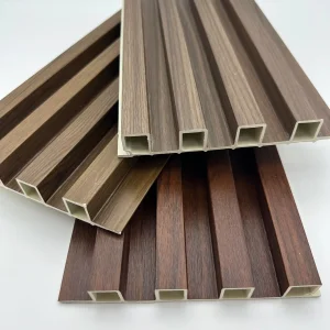 Factory Price 3D Fluted PVC Wall Panel Interior Wooden Decorative Wall Panel