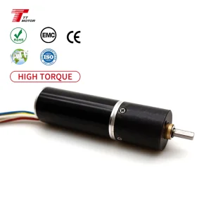16mm 12v 24v High Speed Dc Coreless Motor with Planetary Gearbox for Robot
