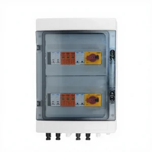 For Solar Photovoltaic PV Distribution Box Lightning Protection 4 Input 2 DC 1000V Fuse MCB SPD Waterproof IP65 24-way