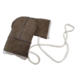 Cozy Thick Winter Mittens for Kids with Sheepskin Lining