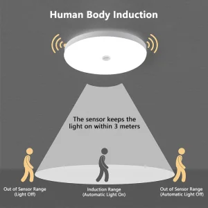Industrial LED Motion Sensor Ceiling Light