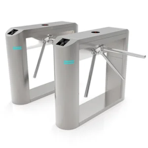 Biometric Tripod Turnstile Access Control System Entrance Exit Semi-Automatic Security Tripod Turnstile Barrier Gate