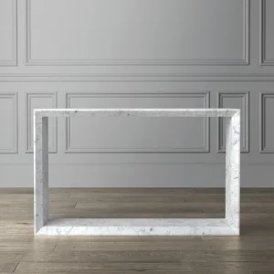 Italian White Marble Table