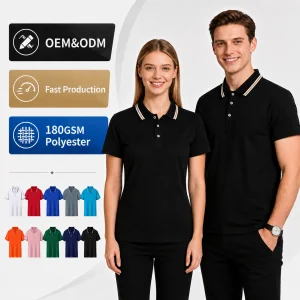 Custom Embroidered Logo Polo Shirts