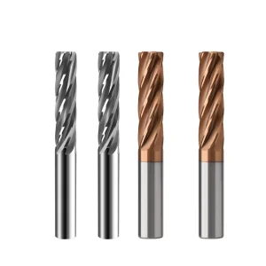 HRC60 Solid Carbide Reamer 4 Flute 6 Flute H7 Precision 1-12mm for Steel Aluminium CNC Spiral Straight Groove Tool