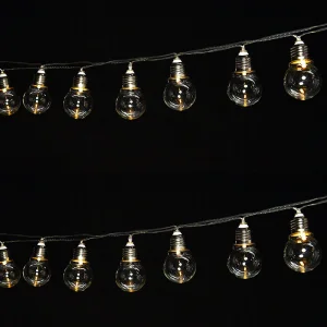 محول طاقة للإضاءة الزخرفية الخارجية، إضاءة خيوط LED عتيقة مع جهاز تحكم عن بعد