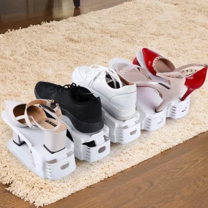 Space Saver Adjustable Shoe Rack
