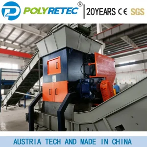 High Output Waste Plastic Pet HDPE Bottle Flake Drum Pallet Pipe LDPE LLDPE PP PE Film Jumbo Woven Bag Scrap Recycling Crushing Line Pelletizing Washing Machine
