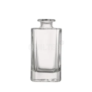 Wholesale Square shape 200 ml liquor glass vodka bottle with lid   Manufacturer, Supplier