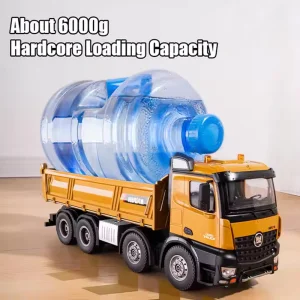 1/14 RC Semi-Alloy Heavy Dump Truck Toys 12CH Dumper Transport Engineering Car Construction Vehicle Toys
