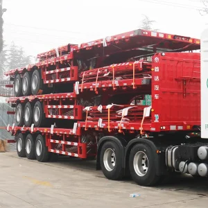 Fence type semi trailer for irregular cargo