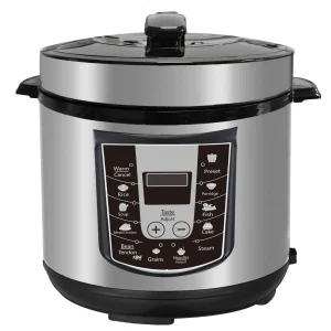 Electric Pressure Cooker for Home Cooking with Multiple Safety Modes and Compact Size Design