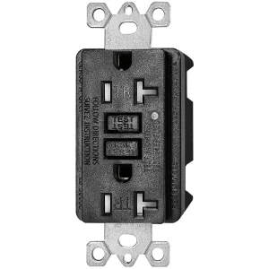 20 Amp GFCI Black