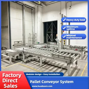 Industrial Pallet Conveyor System