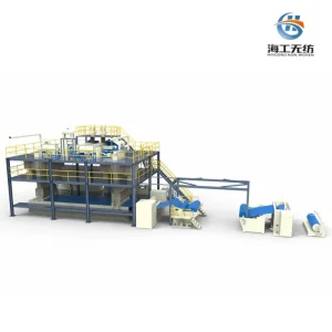 China Double Spinning beams PP Spunbond Nonwoven Fabric Making Machine Manufacturer