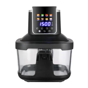 6l Modern Crispy Portable Air Fryer 8-in-1 Digital Control Space Saving Compact Design 360&deg; Visual Window Smart Touch Screen