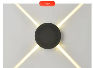 Contemporary Wall Sconces with 4*3W LED for Outdoor Decor