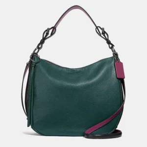 Custom Classic Faux Leather Hobo Handbag