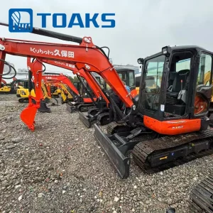 6 Ton Mini Kubota Kx165-5 Used Hydraulic Crawler Excavator Kx165 Kx163 Kx183 Kx135 Kubota Engine Digger with Rubber Track