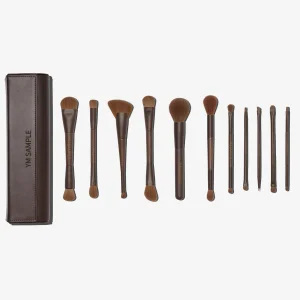 BEILI Custom Multifunctional Double Ended Beauty Travel Makeup Brush Set